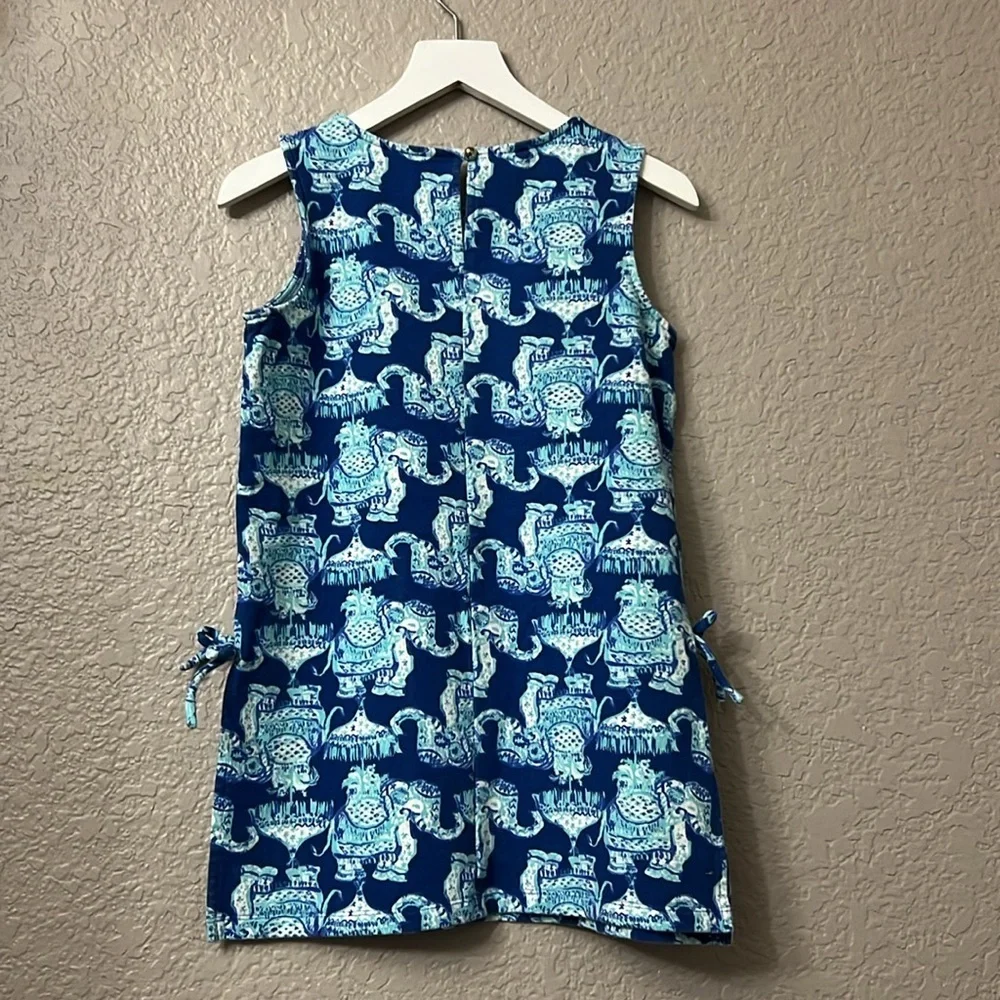 4 for $20 Lilly  girls elephant 🐘 shift/swim cover up terry material size L 8-10 - Picture 3 of 9